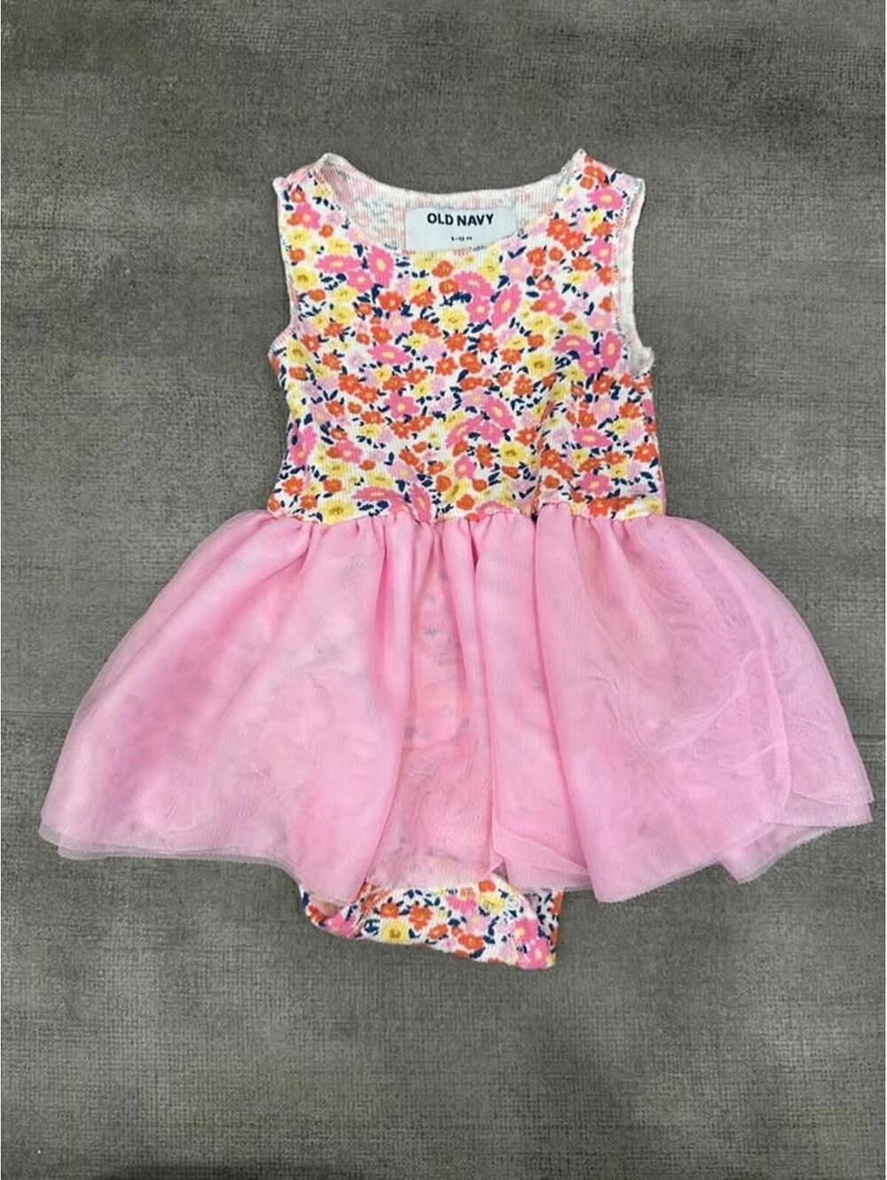 6-12m • Old Navy • Baby Girl Clothes • Bodysuit Dress